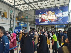 Arus Balik Mudik, 31 Ribu Penumpang Masih Berangkat dari St Gambir-Senen