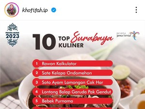 Rekomendasi 10 Kuliner Maknyus Surabaya Ala Gubernur Khofifah