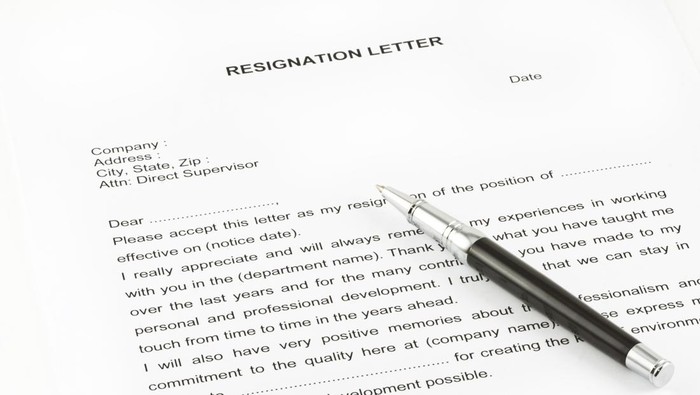 Contoh Surat Resign