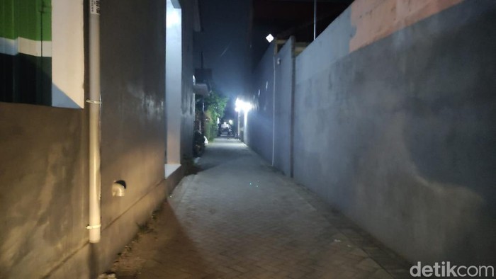Gang tempat terjadinya dugaan penganiayaan oleh Kades di Sidoarjo.