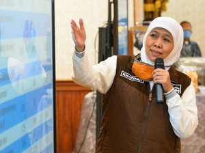 Khofifah Bolehkan Warga Jatim Tak Pakai Masker Asal Dalam Kondisi Sehat