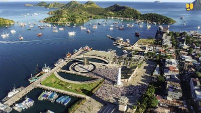 Megahnya Kawasan Waterfront Labuan Bajo Jelang KTT ASEAN Ke-42