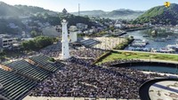 Kementerian PUPR telah menyelesaikan Kawasan Waterfront Marina yang sudah diresmikan Presiden Jokowi pada Juli 2022 dan Puncak Waringin yang diresmikan pada Oktober 2021. Kedua kawasan tersebut juga rencananya akan digunakan sebagai venue untuk rangkaian acara ASEAN Summit di Labuan Bajo. Foto: Dok. Kementerian PUPR