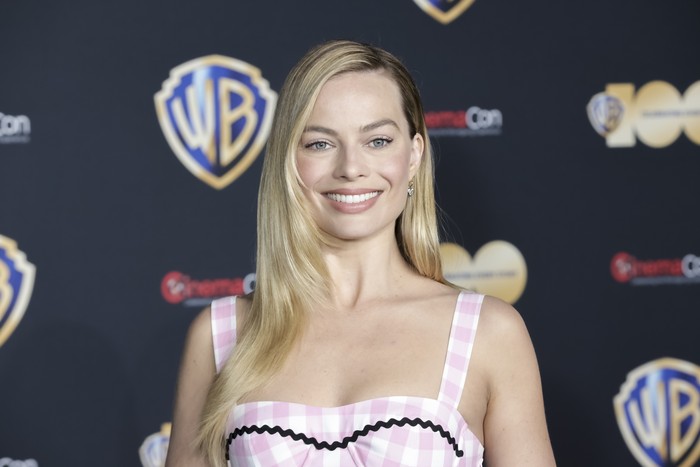 LAS VEGAS, NEVADA - APRIL 25: Margot Robbie attends the red carpet promoting the upcoming film 
