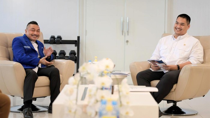 Organisasi kepemudaan Gerakan Angkatan Muda Kristen Indonesia (GAMKI) melakukan silaturahmi dan bertemu dengan Menteri Pemuda dan Olahraga Republik Indonesia (Menpora RI) Dito Ariotedjo.