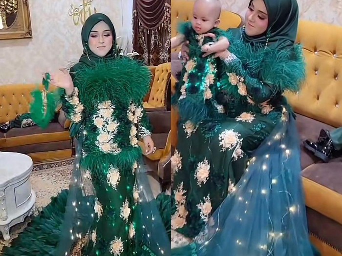 Pasangan  Fatin Syazwani Ishak (25 tahun) dan Syed Muhammad Shah Hasif (31 tahun) viral di media sosial. Tampil heboh saat Lebaran.