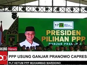PPP Bakal Bertemu Jokowi-Megawati Usai Usung Ganjar Capres