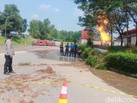 Sumur Di Rest Area KM 86 Tol Cipali Semburkan Api, Polisi Sebut Ada Gas