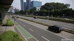 Suasana Tol Dalam Kota yang Lengang di Hari Pertama Masuk Kerja