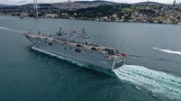 TCG Anadolu turut mencatatkan sejarah, yakni menjadi kapal induk unmanned combat aerial vehicle (UCAV) atau drone tempur pertama di dunia.