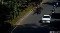 Hingga pagi ini, belum terlihat adanya kemacetan di sejumlah titik di ibu kota. 