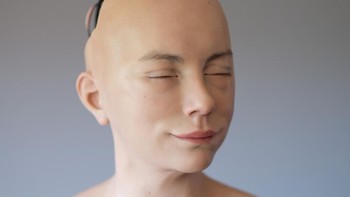 Abel dirancang khusus untuk memiliki tubuh dan fitur seperti anak laki-laki berusia 12 tahun.  