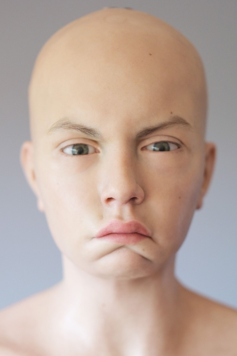 PISA, ITALY - APRIL 26: A portrait of the humanoid robot Abel at the Pisa University on April 26, 2023 in Pisa, Italy. The humanoid robot Abel has been created by bioengineers at the Pisa University and Gustav Hegel, an FX artist from Biomimic company, to read human emotions and ultimately become a companion for people with autism or Alzheimer's. Abel is the first example of a highly realistic humanoid robot capable of exploiting artificial intelligence and managing it within a social context, considering the emotions of his interlocutors.  (Photo by Vittorio Zunino Celotto/Getty Images)