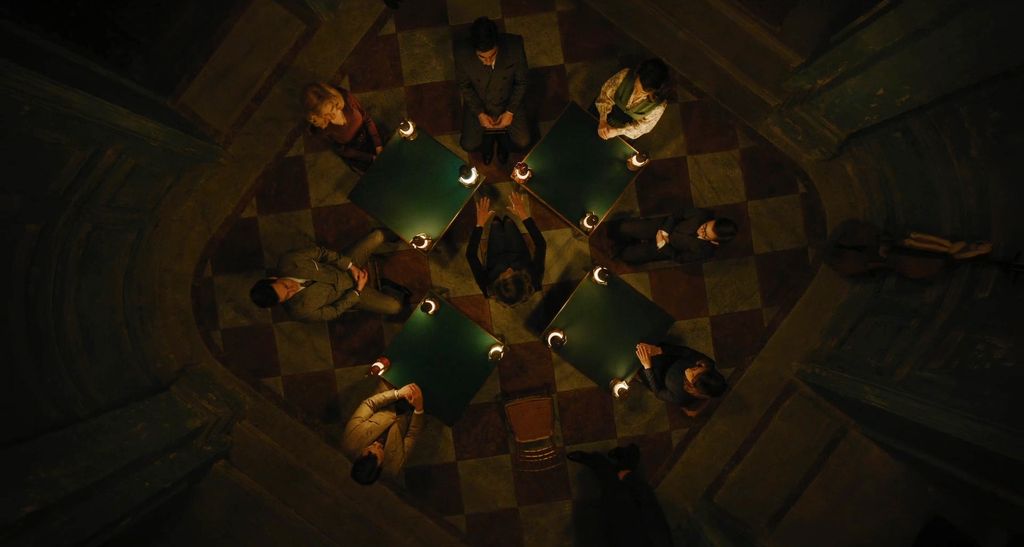 Adegan dalam teaser trailer A Haunting in Venice.