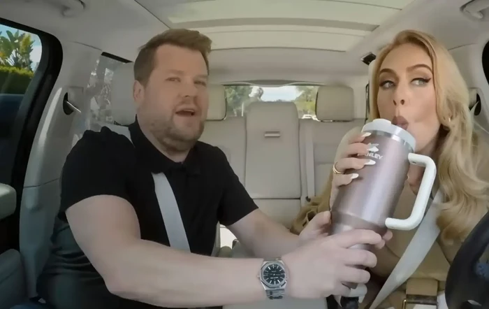 Adele dan James Corden