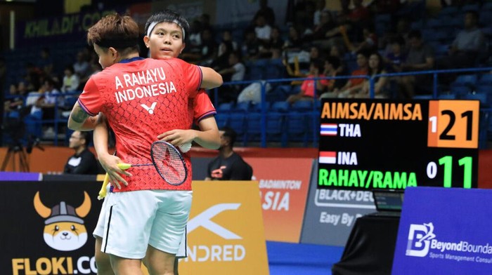 Apriyani Rahayu/Siti Fadia Silva Ramadhanti di Badminton Asia Championships 2023