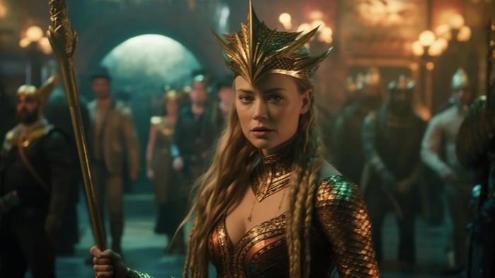 Cuplikan penampilan Amber Heard di Aquaman and the Lost Kingdom.