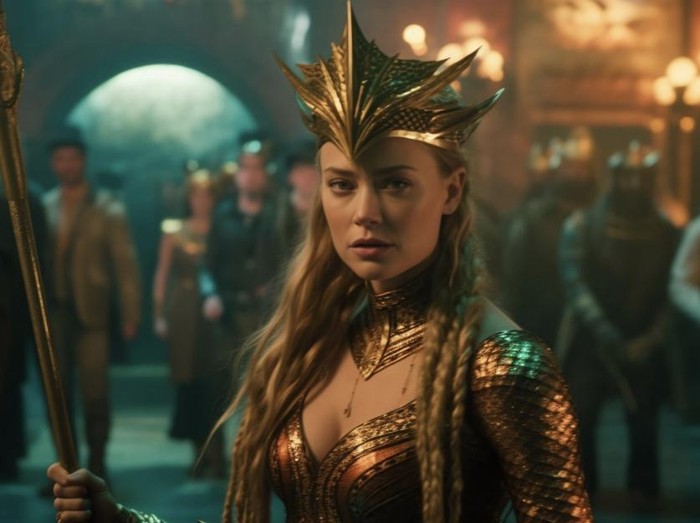 Cuplikan penampilan Amber Heard di Aquaman and the Lost Kingdom.