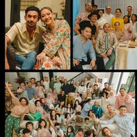 Saking dekatnya, Tiko ikut seragaman saat momen perayaan Labaran keluarga. (Foto: dok. Instagram BCL)