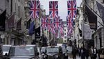 Bendera Britania Raya Hiasi Kota London Jelang Penobatan Raja Charles
