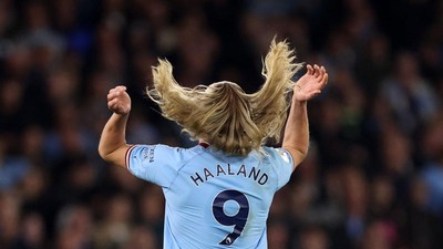 Bukan Iklan Sampo, Ini Gaya Haaland Saat Pecahkan Rekor Premier League
