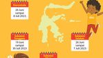 Infografis: Jadwal Libur Sekolah Semester Genap 2022/2023 di 33 Provinsi