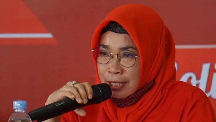 Ketua DPC PDIP Pinrang Kartini Lolo.