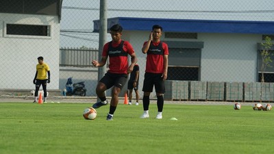 Foto Latihan Timnas Indonesia U-22 Jelang Laga SEA Games 2023
