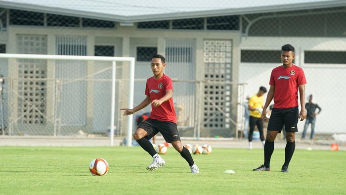 Latihan Timnas Indonesia U-22 jelang laga pertamanya di SEA Games 2023