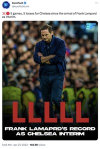 Meme Chelsea kalah lagi