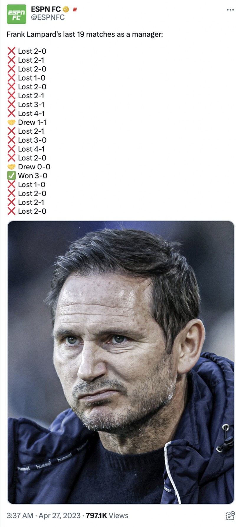 Meme Chelsea kalah lagi