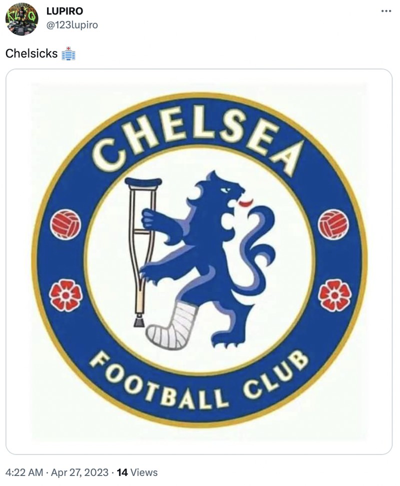 Meme Chelsea kalah lagi