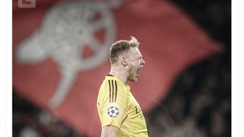 Akhirnya Arsenal lolos lagi ke Liga Champions. Foto: Twitter