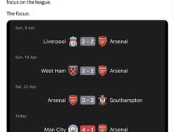 Meme Arsenal Dihabisi City, Asa Juara Liga Inggris Pupus?