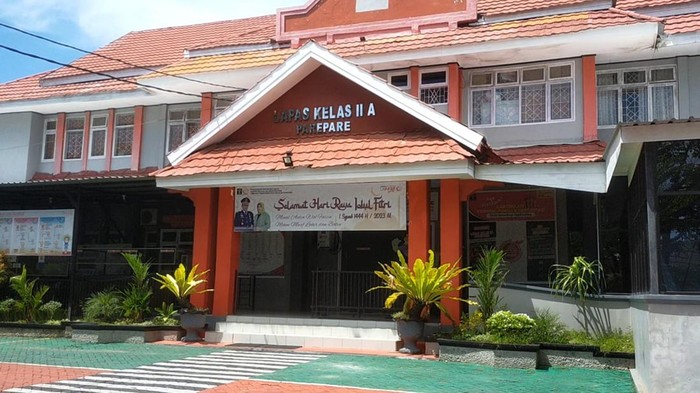Lapas Kelas II A Parepare, Sulawesi Selatan (Sulsel).