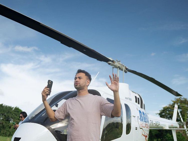 8 Potret Helikopter Punya Raffi Ahmad yang Disewakan