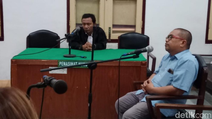 Sidang vonis kepada Ismail Marzuki di PN Medan
