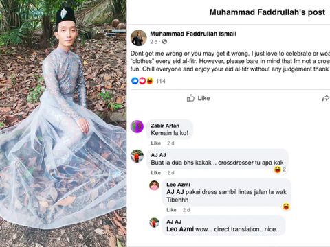 Unggahan pria asal Malaysia, Muhammad Faddrullah Ismail viral di media sosial. Unggahan pria asal Malaysia, Muhammad Faddrullah Ismail viral di media sosial.