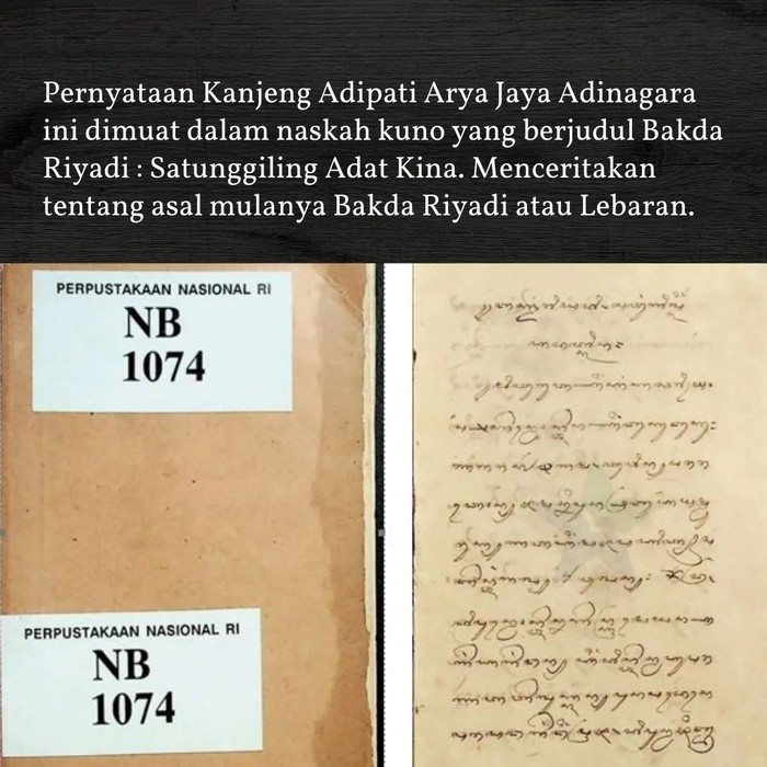 Asal usul Lebaran Kupat dalam Naskah Kuno