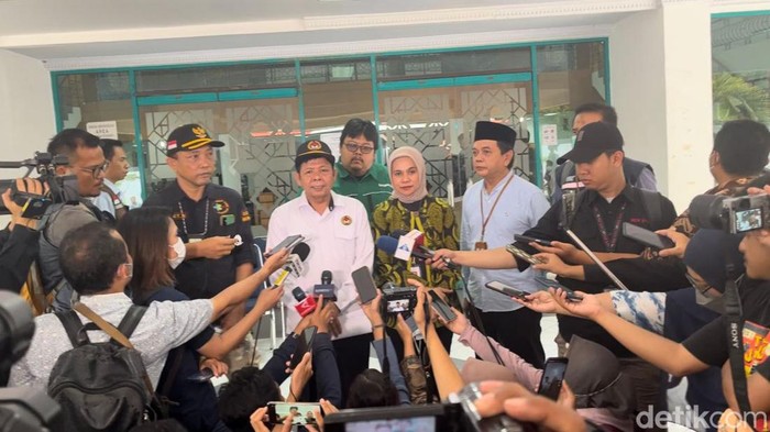 Asisten Deputi Kedaruratan dan Manajemen Pasca Bencana Nelwan Harahap (Mulia/detikcom).