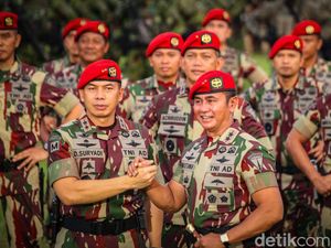 Eks Ajudan Jokowi Mayjen Deddy Suryadi Resmi Terima Pasukan Kopassus