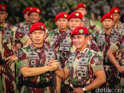 Eks Ajudan Jokowi Mayjen Deddy Suryadi Resmi Terima Pasukan Kopassus