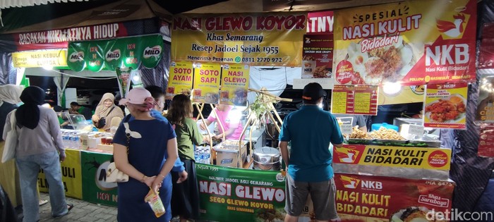 Festival Kuliner Pulang Semarang di Kota Lama Semarang, Jumat (28/4/2023).