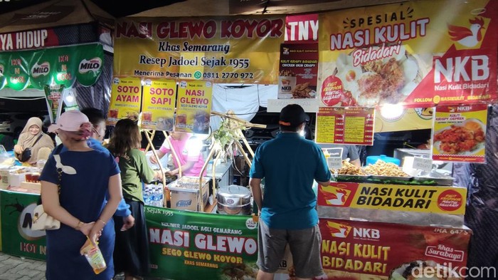 Festival Kuliner Pulang Semarang di Kota Lama Semarang, Jumat (28/4/2023).