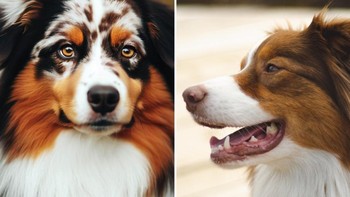 Generator gambar AI membuat gambar yang benar-benar baru. Pengguna hanya perlu memasukkan perintah kalimat teks. Untuk yang ini, foto anjing AI yang sebelah kiri. Foto: THE U.S. SUN / BING / UNSPLASH