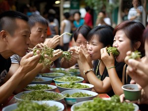 Lomba Makan Daun Ketumbar Ini Tampak Nyata, Padahal Artificial Intelligence