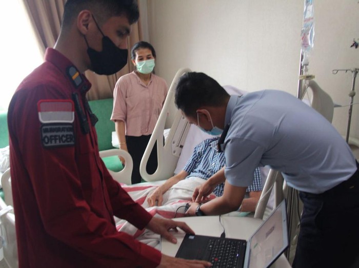 Imigrasi Medan menggelar layanan I-MED LARASATI di RS Murni Teguh