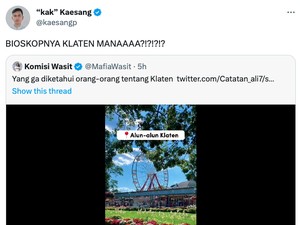 Saat Kaesang Tanya, Bioskopnya Klaten Mana?