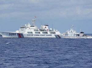3 Tentara Filipina Terluka Akibat Tembakan Meriam Air Kapal China