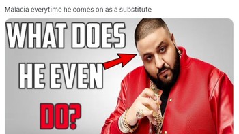 Malacia ngapain sih? Itulah kritikan fans soal pergantian pemain MU ketika lawan Spurs. Malacia jadi trending topic Twitter dengan 13 ribu tweet. Foto: (Twitter)